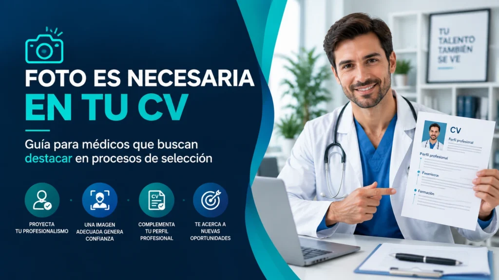 Foto en tu CV médicos